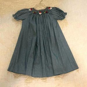 3t Christmas smock dress